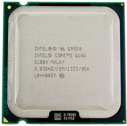 Intel Core 2 Quad Q9550 2.83 GHz LGA 775 Socket 4 Cores 4 Threads 12 MB L2 Cache Desktop Processor