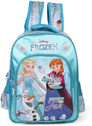 DISNEY Frozen Magic Blue 18' ' (Secondary 3rd Std Plus) स्कूल बैग
