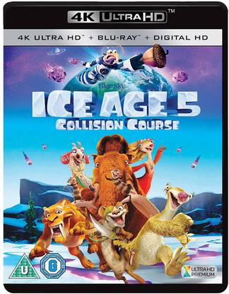Ice Age: Collision Course (UHD 4K Blu-ray + HD UV Copy) [2016]