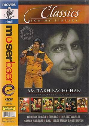 Amitabh Bachchan six films dvd
