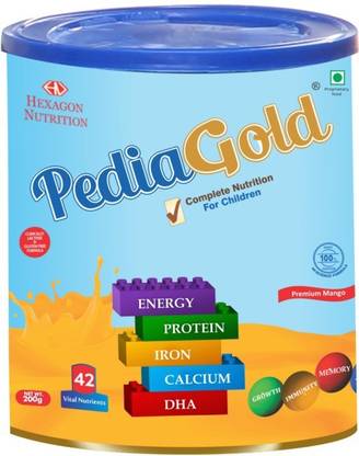 Pedia Gold Pediagold Mango 200 Gm Unflavored Powder