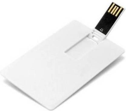 ADONIZ PLAIN CREDIT CARD PENDRIVE 32 GB Pen Drive Compatible with Gaming Console, Desktop Computer, Audio Player, Television, Laptop USB 2.0 Plastic Case