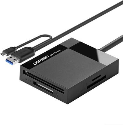 Ugreen All in One USB 3.0 Card Reader SD TF CF MS Micro SD Smart Card Reader (USB Card Reader With OTG) Card Reader