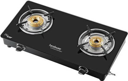 Hindware Brio 2B Glass Manual Gas Stove