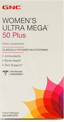 GNC Women's Ultra Mega 50 Plus Multivitamin