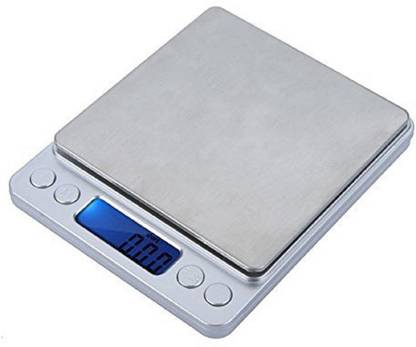 Iktu 500g/0.01g Mini Digital Precision Platform Jewelry Scale Weighing Balance Kitchen Scale with Two Trays g/ct/dwt/ozt/oz/gn Weighing Scale