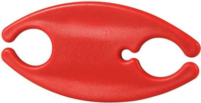 HOKiPO Large Tangle-Free Cord Wrap Organizer - for Computer Cables & Laptop Wires (Red) Earphone Cable Organizer