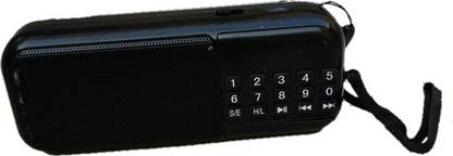 CRETO latest black fm radio supports memory card headphone out FM Radio