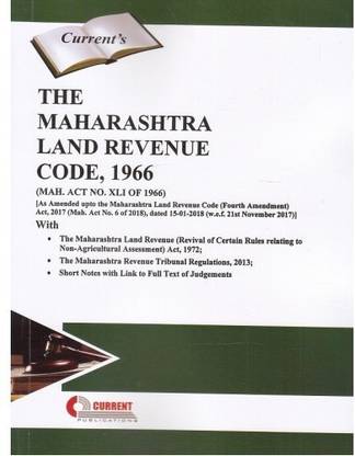 Current's Maharashtra Land Revenue Code, 1966 (MLRC) Bare Act