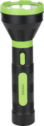 DOCOSS Green Rechargeable Led Torch Light Ultra Bright Rechargable 5w Laser Long Range Light Flashlight Torch