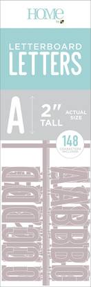 AMERICAN CRAFTS Dcwv Letterboard Letters & Characters 2" 148 Per Package