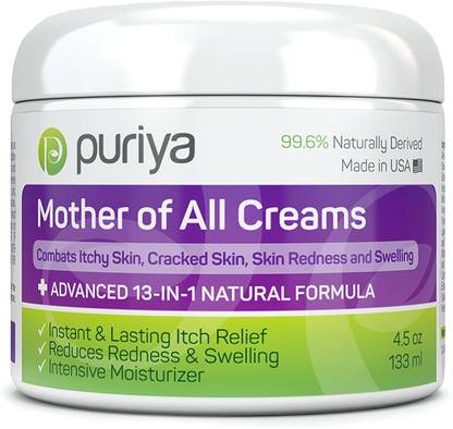 Puriya Cream USA - For Itching, Dry Cracked Skin, Psoriasis 13-in-1 Natural Formula