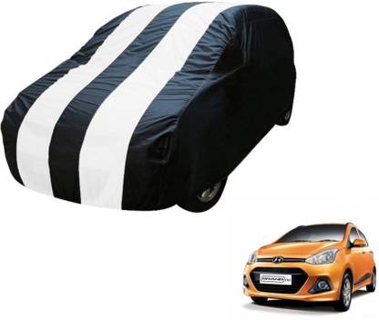 MOCKHE Car Cover For Hyundai Grand i10 (Without Mirror Pockets)