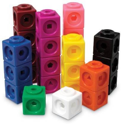 LEARNING RESOURCES Mathlink Cubes - Set Of 1000 Cubes