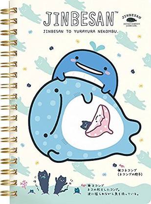 jinbesan San-X Whale Shark B6 Size Ring Notebook Ny10001