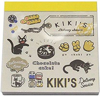 Generic Studio Ghibli Kiki'S Delivery Service Square Memo Pad "Tea Time" Design 0118-15