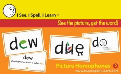 Generic I See, I Spell, I Learn - Picture Homophones Flashcards Set 2