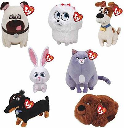 Generic Ty Beanie Babies Plush - Secret Life Of Pets Movie Soft Toys (Complete Set Of 7) By Add&Ship