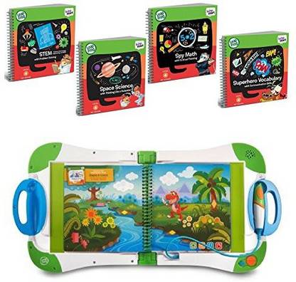 LeapFrog Leapstart Interactive Learning System Preschool & Pre-Kindergarten, For Kids Ages 2-7 With 1St Grade Activity Books: Space Scien
