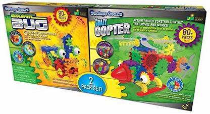 The Learning Journey Techno Gears Bionic Bug & Crazy Copter Set For Ages 6+