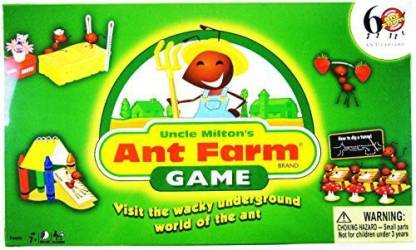 Uncle Milton New S Ant Farm Board Game Habitat Eduational Winning Moves Sealed For Ages 7+