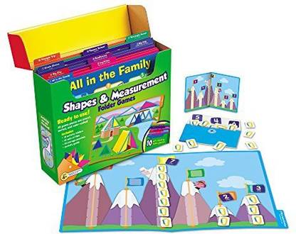 Generic Lakeshore Shapes & Measurement File Folder Game Library - Pre K-K