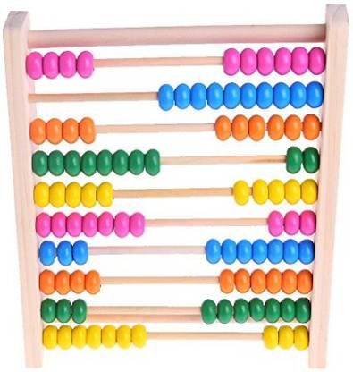 Bettal 10 Bars Bead Abacus Maths Counting Educational Toy For Kid Early Learning
