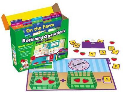 Generic Lakeshore Beginning Operations Folder Game Library - Pre K-K