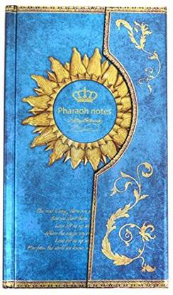 Mily Vintage Magic Notebook Magnetic Snap Hardcover Notepad Diary Book(Blue)