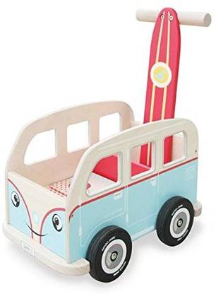 Indigo Jamm Colin Walkervan Toddler Push Toy And Block Set