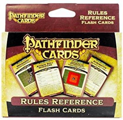 Paizo Inc Pathfinder Cards: Rules Reference Flash Cards Double Deck