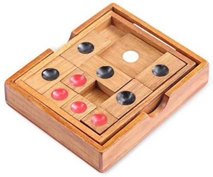 Details about   Wooden Brain Teaser Slide Escape Maze Puzzle Board Game Early Learning Toy LC