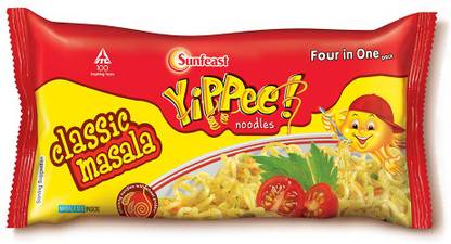 Sunfeast YiPPee! Classic Masala Instant Noodles Vegetarian