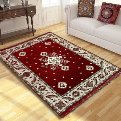 Bhoriaprints Multicolor Cotton Carpet