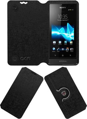 ACM Flip Cover for Sony Ericsson Xperia Sola Mt27i