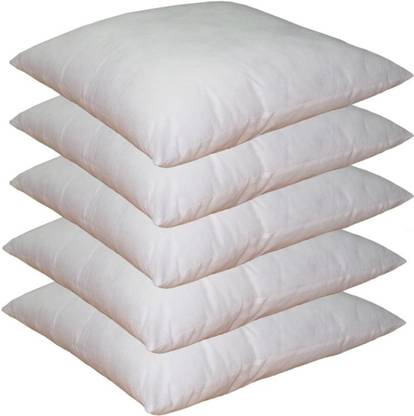 ROYAL DÉCOR Polyester Solid Back Cushion Pack of 5