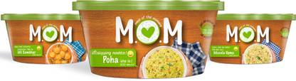 Mom Breakfast Combo I (Poha, Masala Upma, Idli Sambhar) 197 g