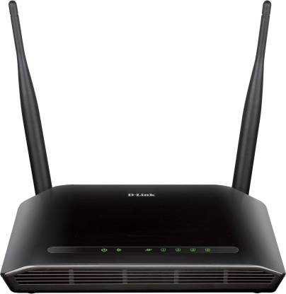 D-Link dir 615 Wireless Router 2.4 GHz 300 Mbps Wifi Speed Dual Band External Antenna Both (Ethernet and ADSL)