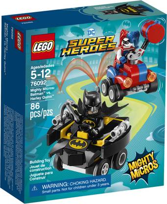 LEGO Super Heroes Mighty Micros: Batman vs. Harley Quinn (86 Pcs)