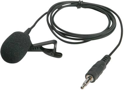 IMMUTABLE Imported 3.5mm Clip On Mini Lapel Lavalier Microphone Camera Microphone