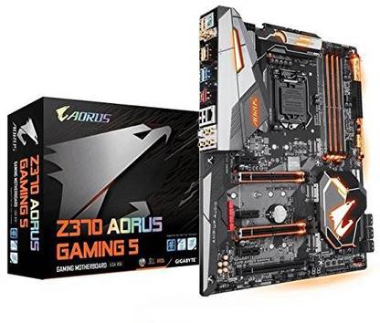 GIGABYTE Z370 AORUS Ultra Gaming LGA1151Socket ATX Intel H61 Chipset DDR4 Motherboard for Desktop
