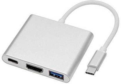 microware USB 3.1 Type-C Multiport Male to HDMI USB 3.0 USB-C Hub Adapter MMPL TYPE C USB Hub