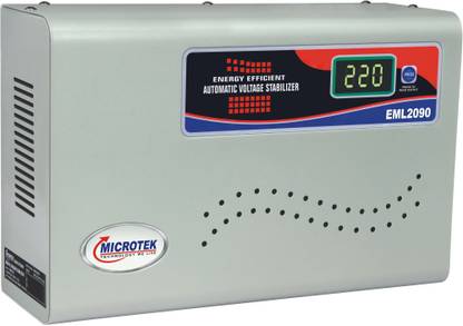 Microtek EML2090 Voltage Stabilizer For Mainline (6 Amps) (100V ~ 290V) Mainline Stabilizer