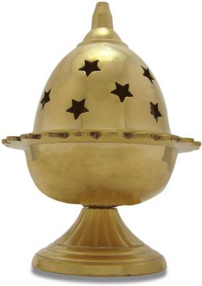 LotusFeet Spirituality Anaya Vilakku Traditional Puja/Pooja Lamp/Diya Lamp Brass Table Diya