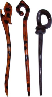 Majik One Piece Combo of Multi Color Juda Sticks Bun Stick
