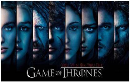 Game of Thrones Poster | game of thrones poster | game of thrones poster for room | game of thrones poster for wall Paper Print