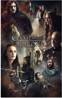 Game of Thrones Poster | game of thrones poster | game of thrones poster for room | game of thrones poster for wall Paper Print