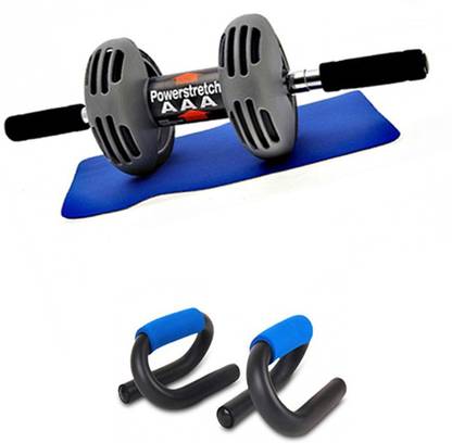 INSTAFIT Power Stretch Roller With Push-up BAR Ab Exerciser