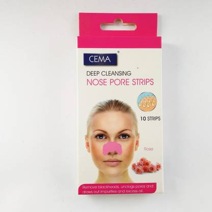 CEMA ROSE DEEP CLEANSING NOSE PORE STRIPS AWESOME RESULT (10strips)