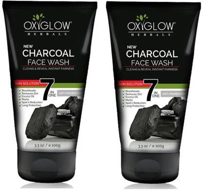 OXY Charcoal  (Pack of 2) Face Wash